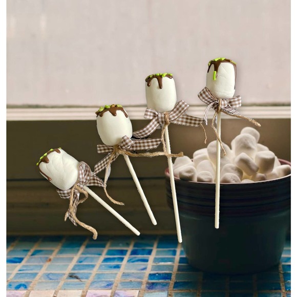 Faux Jason green topper |Mini marshmallows | Tired tray decor| Halloween decor - Picture 9 of 13